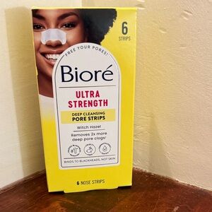 NWT Biore Ultra Strength Deep Cleansing Pore Strips - pack of 6